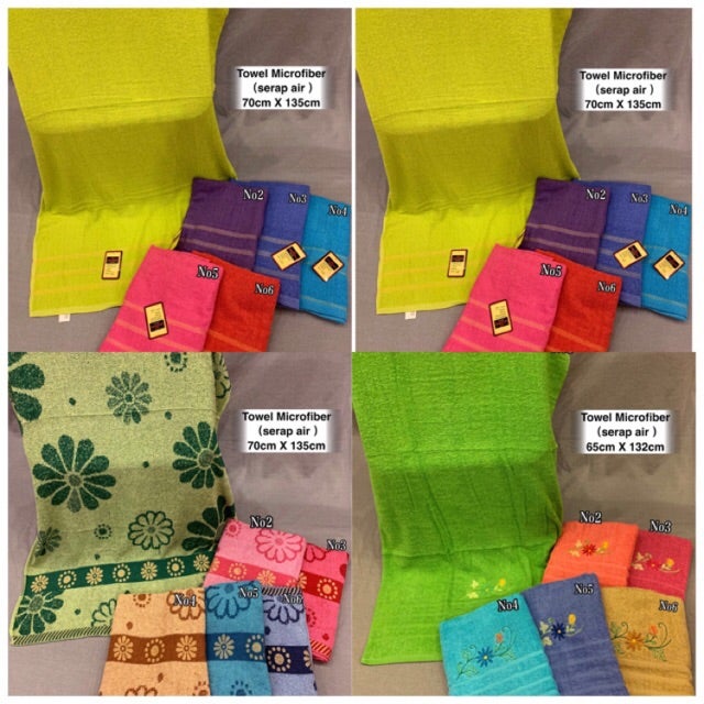 Towel microfibre ( serap air )