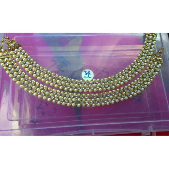Pearl design anklet