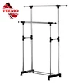 READY STOCK ?? TEEMO Pole Stainless Steel Multi-Function Clothes Hanger and Organizer Rack