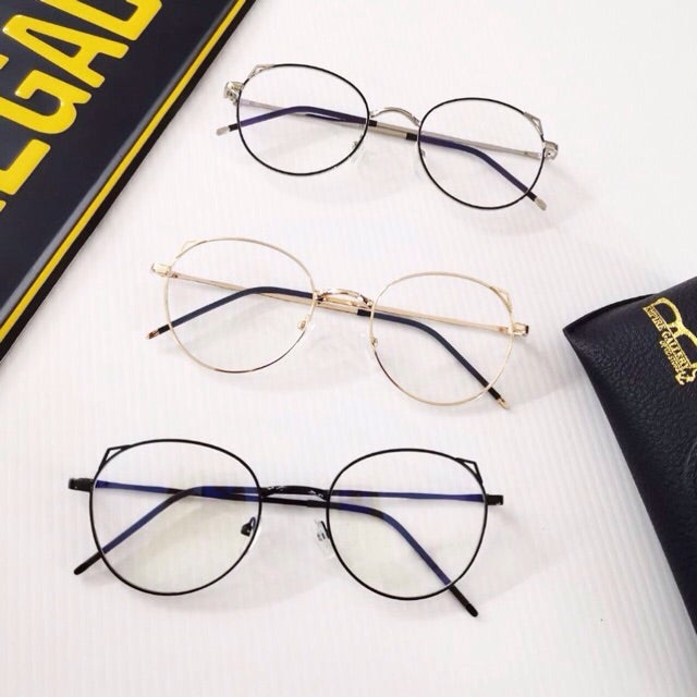 2.2 CNY SALE Ready stock clear lens eyeglasses all can add power