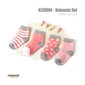 Holabebe - Baby Socks (4 Pairs) - Red