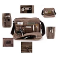Men's Canvas Messenger Shoulder Bag Travel Satchel Hiking Studen Stylish Bag