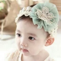 Readystock in M'sia Headband Raya Baby Girl Lace Flower Bowknot
