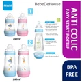 MAM Anti-Colic / Baby Bottle 160ml / 260ml / 270ml / 330ml & Teat / Nipple