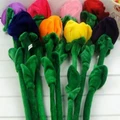Plush rose series multicolor bendable valentine gift