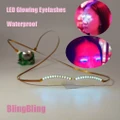 LED Glowing Eyelashes Luminous False Eyelashes Waterproof Fake Eyelashes