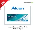 Alcon Dailies Aqua Comfort Plus Toric Lens Silau Daily Clear Contact Lens ???????????30??