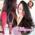 Mini Fast Hair Straightener Comb Brush Iron Tavel Size/Pelurus Rambut