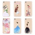 Apple 7 mobile phone shell 6S, women's silicone iPhone7Plus soft cov phone case