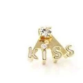 ? ???? READY STOCK ?Korean KISS Wording Stud Earrings