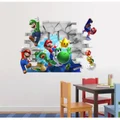 Super Mario 3D Pvc Wall Stickers For Kids Room Home Decor