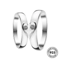 Elfi 925 Genuine Silver Couple Ring T25-C
