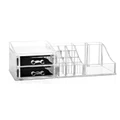 Big Size!! Clear Acrylic Makeup Organizer with multi compartment !!