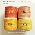 Orange Series-1mm Cotton Waxed Cord