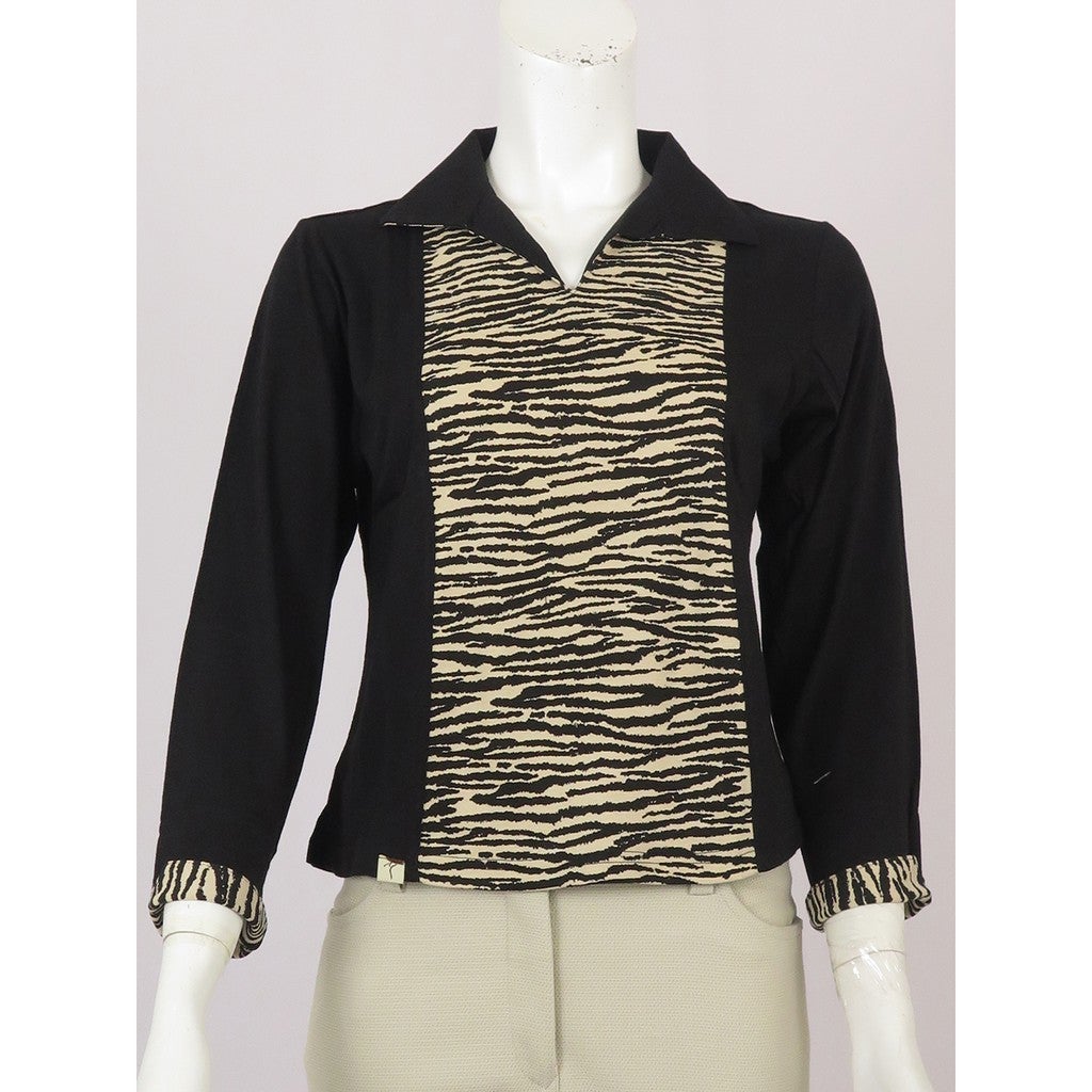 MS Golf Zebra Top LST647 Lt. Brown