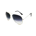 3026 Rose Gold Aviator Sunglasses (Grey)