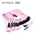 O.TWO.O Make Up Brush Set - Pink (32 Pcs)