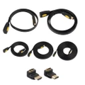 HDMI 2160P 4Kx2K HD Male to Female Cable with 90�+270� Adapter