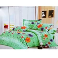 Green Green Grass of Home Single Fitted Cadar Bedsheet Bedding Set