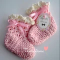Pretty Lace Crochet Sock