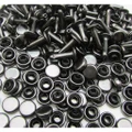 Gun Black Chessman Double Cap Rivets 6mm and Post 4mm Pack of 150 Sets
