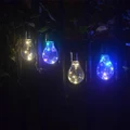 LED Solar Outdoor Waterproof Garden Camping Hanging Light Lamp Bulb Solar Bulb