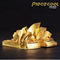 PieceCool 3D Puzzle Gold Metal Building Sydney Opera House