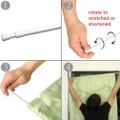 Adjustable Rod Tension Curtain Extensible Rod Hanger