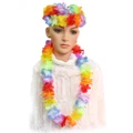 ?Clearance Sale? 10 pcs Hawaiian Beach Luau Party Flower Garland Lei Leis Necklace Colorful Deco