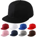 Fashion Blank Plain Snapback Hats Hip-Hop B-Boy Baseball Cap