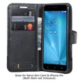 Phone Case for Asus Zenfone 3 Laser ZC551KL Denim Flip Leather Stand Wallet