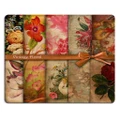 Mouse Pad (Retro Flowers) Design,(240mmX200mmX3mm )