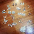 DIY 20 Charms Jewelry Making Kit Silver