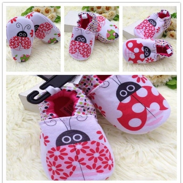 Lady bug baby pre-walk shoes