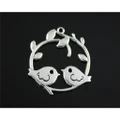 7Pcs bird Charms Pendant For DIY Jewelry Necklace Making