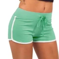 Women Casual Shorts Loose Cotton Side Split Elastic Waist Women Shorts