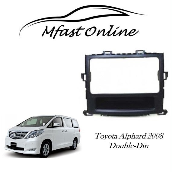 Toyota Alphard 2008 Player Casing Dash Kit For Double Din Player
