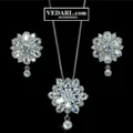 ??2015 BEST SELLING??Princess Flower Marquise Cut CZ Jewelry Set