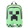 Minecraft Backpack Creeper School Backpack bags Mochilas Green