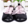 Toddler Girl Silk Bowtie Knot Elastic Shoe Strapppy Soft Sole Crib prewalkers