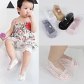 Baby Girl Toddler Solid Breathable Shallow Invisible Lace Soft Sock Shoes