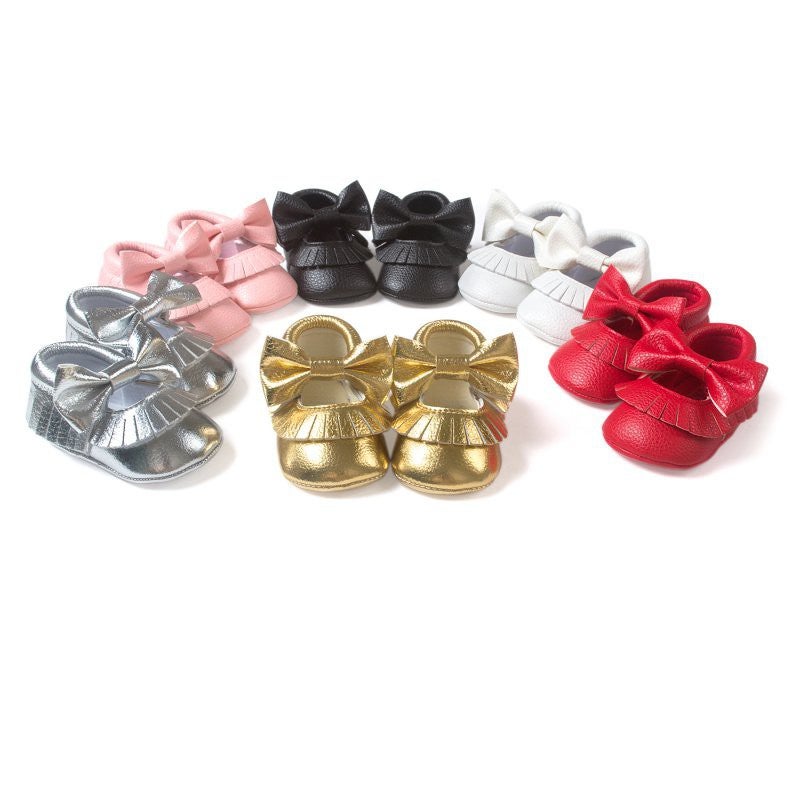 Winners shop:Baby Soft Sole Leather Crib Shoes Toddler Infant Kids Moccasin Prew