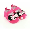 Prewalker shoes - polkadot ribbon pink
