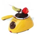 Chocolatiere Fondue Machine and Decorating Kit Set (Yellow)
