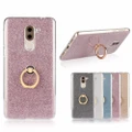 Soft Case For Huawei Honor 5X 6 Plus Ring Stand Flash Powder Phone Back Cover