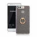 Ring Stand Case For Huawei P10 Plus Lite Soft TPU Flash Powder Phone Back cover