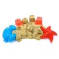 Children's Fun Play Space Sand Set (2 x Coloured Sand +10 pcs Moulds)