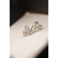 Silver Crystal Bling Earrings