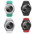 (Borong)G8 Round Screen Bluetooth Smart Wristwatch Phone Heart Rate Monitor