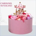 Creative gift soap flower carousel music box Valentine 's Day gift